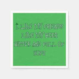Bitterbier hier Gewollt Serviette