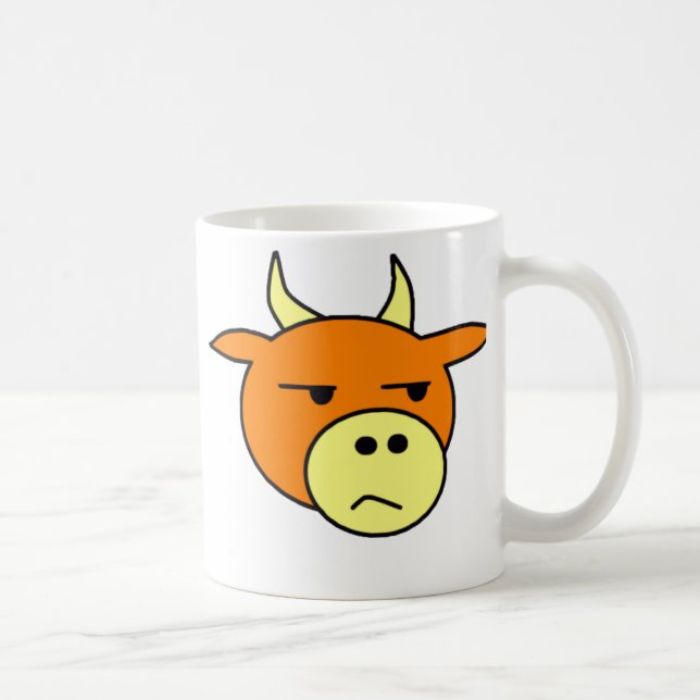 Bittere Kuh-Schale Kaffeetasse (Rechts)