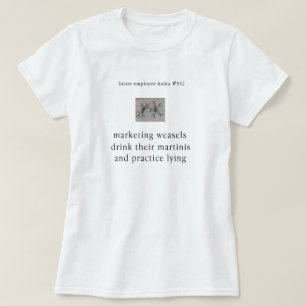 Bitterer AngestellterHaiku # 942 T-Shirt