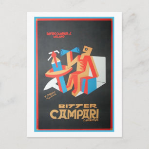 Bitterer Campari Postkarte