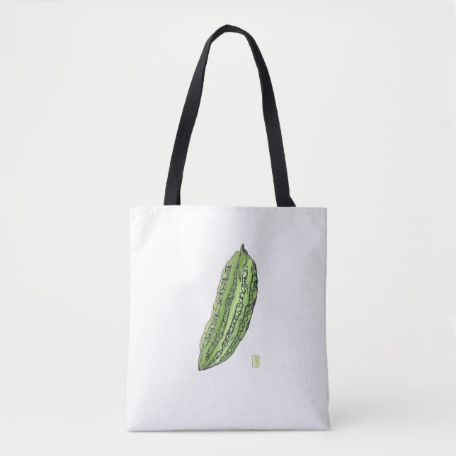 Bittermelon Sturdy Brushed Polyester Shoulder Tasche (Vorderseite)