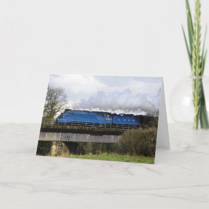 "Bittern" Alte Dampfzuglokomotive-Grußkarte Karte