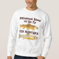 Bitterroot-Fluss an - - Fliege - fischen Sie
