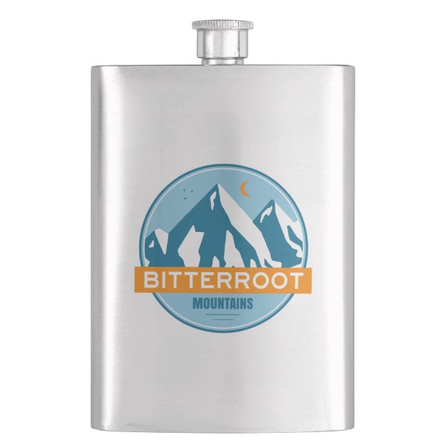 Bitterroot-Gebirge Flachmann (Vorderseite)