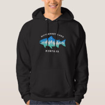 Bitterroot Lake Montana dunkles Sweatshirt
