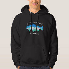 Bitterroot Lake Montana dunkles Sweatshirt