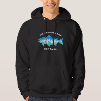 Bitterroot Lake Montana dunkles Sweatshirt