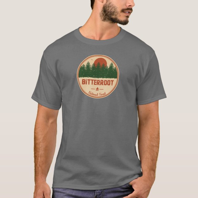 Bitterroot-Nationalwald T-Shirt (Vorderseite)