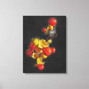 Bittersüße Berries - Herbstschönheit Leinwanddruck