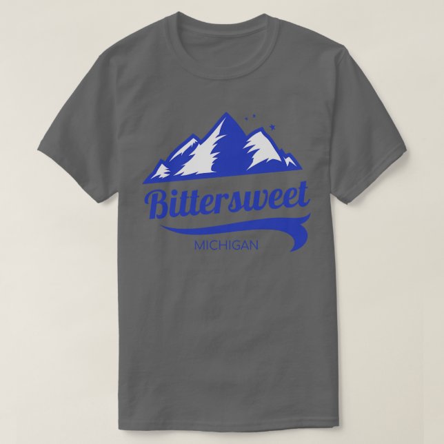 Bittersweet Skigebiet Michigan 1 T-Shirt (Design vorne)