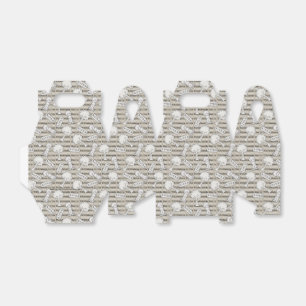 BITUB-Muster (Glauben an das Unglaubliche) Geschenkschachtel