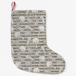 BITUB-Muster (Glauben an das Unglaubliche) Kleiner Weihnachtsstrumpf