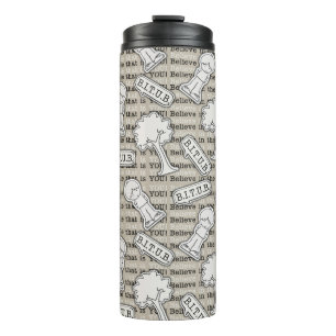 BITUB-Muster (Glauben an das Unglaubliche) Thermosbecher