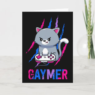 Biual Gaymer Geek Pride Lgbt Video Game Lovers Gif Karte