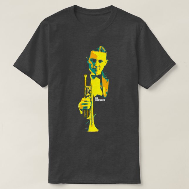Bix Beiderbecke  T-Shirt (Design vorne)