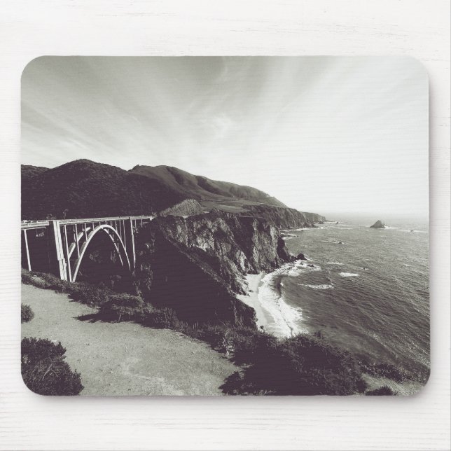 Bixby Bridge, Big Sur, Kalifornien, USA Mousepad (Vorne)