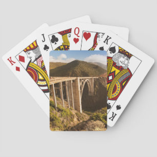 Bixby Bridge, Big Sur, Kalifornien, USA Spielkarten