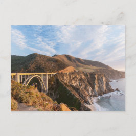 Bixby Bridge in Kalifornien Postkarte
