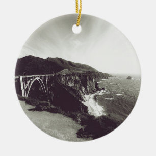 Bixby Brücke, großes Sur, Kalifornien USA Keramik Ornament