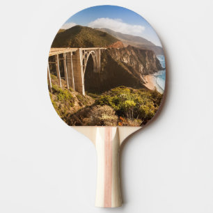 Bixby Brücke, großes Sur, Kalifornien, USA Tischtennis Schläger