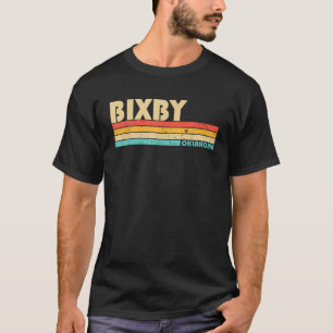 BIXBY OK OKLAHOMA Funny City Zuhause Roots Retro 7 T-Shirt