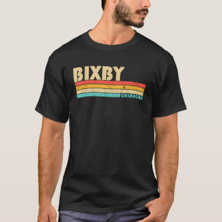 BIXBY OK OKLAHOMA Funny City Zuhause Roots Retro 7 T-Shirt