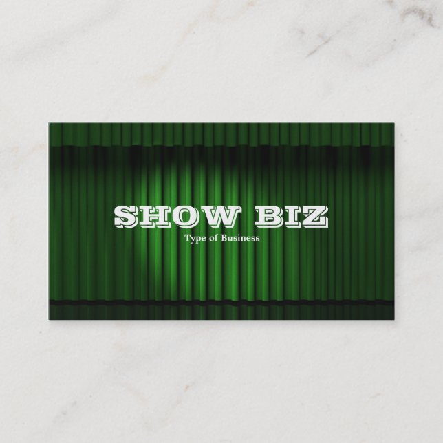Biz Green anzeigen (Goldkarte) Visitenkarte (Vorderseite)