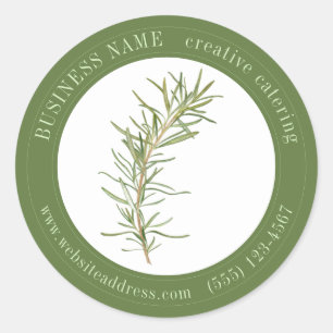 BIZ ROSEMAIRE FRAIS ID Stickers grands ronds II