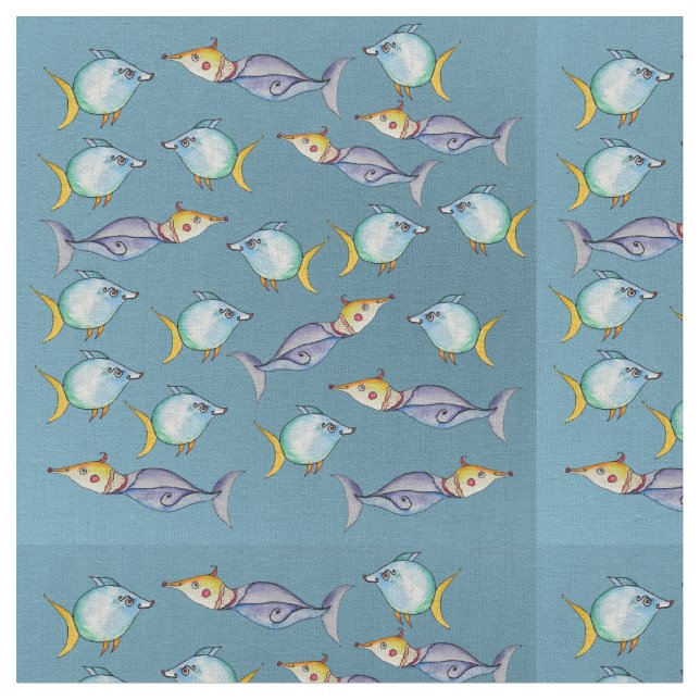 Bizare Fish Stoff (Nahaufnahme)