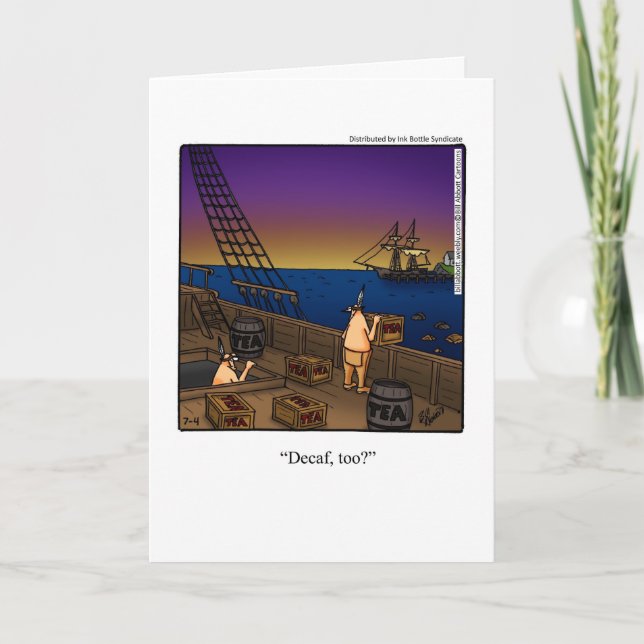 Bizarre Carte De Jour Du 4 Juillet (Devant)