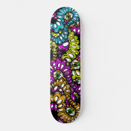 Bizarre Eyeball Funny Wild Crazy Insane Graphics Skateboard