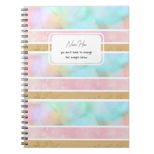 Bizarre personnalisable Beau Carnet étudiant