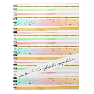 Bizarres personnalisables amusantes Carnet coloré