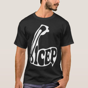 Bizep Bodybuilding Gewichtszunahme Muskeln Barbell T-Shirt