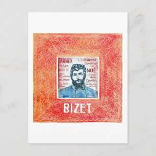 Bizet-Postkarte Postkarte