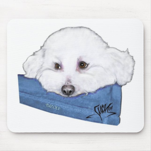Bizou in der Ruhe Mousepad (Vorne)