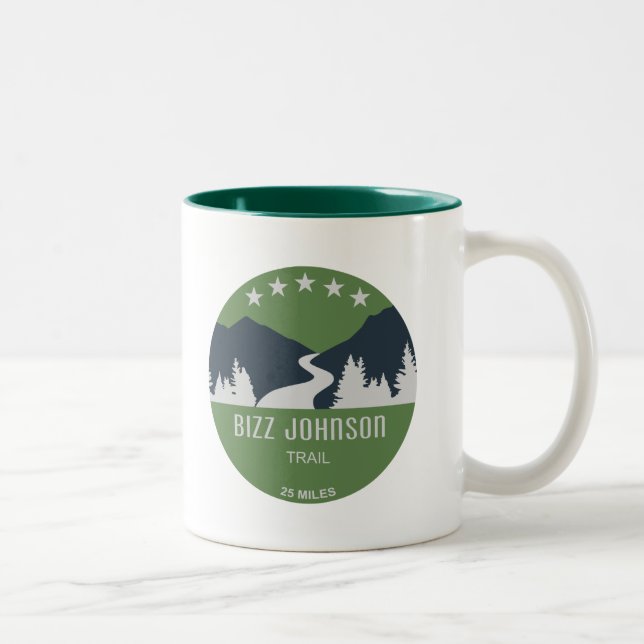 Bizz Johnson Trail Zweifarbige Tasse (Rechts)