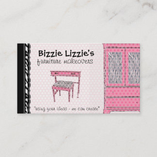 Bizzie Lizzie Zebra et Carte de visite de points