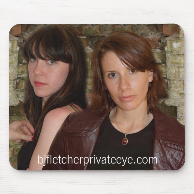 bjfletcherprivateeye.com-Mausunterlage Mousepad (Vorne)