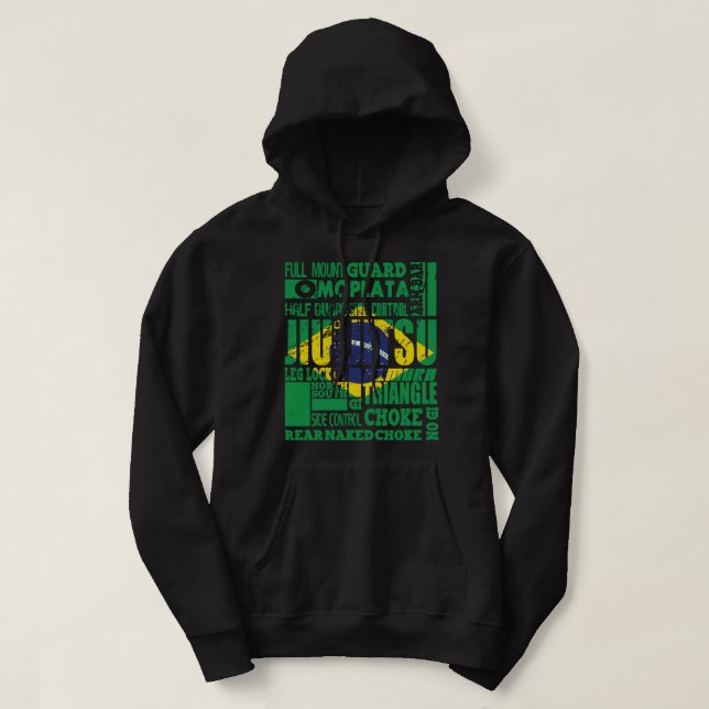 BJJ A To Z    GlossarBrasilianischer Jiu Jitsu Cla Hoodie (Design vorne)