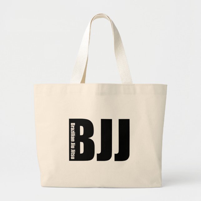BJJ - Brasilianer Jiu Jitsu Jumbo Stoffbeutel (Vorne)