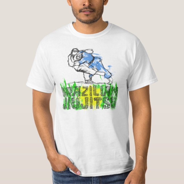 BJJ - Brasilianer JiuJitsu T-Shirt (Vorderseite)