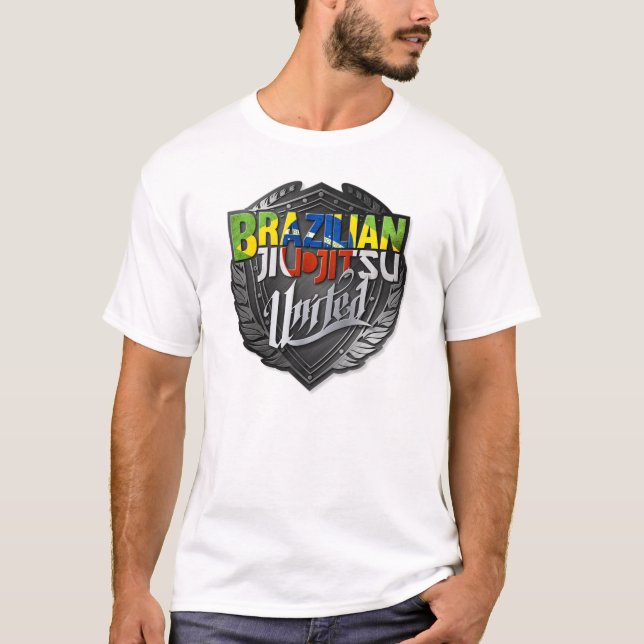 BJJ - Brasilianischer Jiu Jitsu Vereinigtes Königr T-Shirt (Vorderseite)