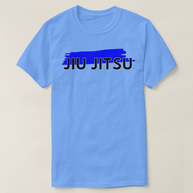 Bjj Brazilian Jiu Jitsu Blue Belt T-Shirt (Design vorne)