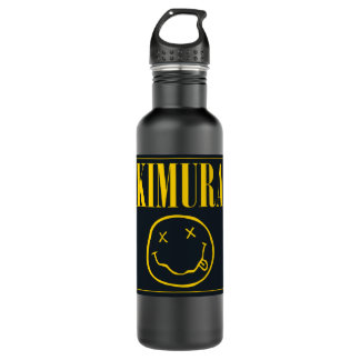 BJJ Brazilian Jiu Jitsu Kimura Grunge 90er Design  Edelstahlflasche