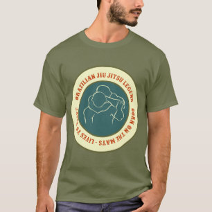 BJJ Brazilian Jiu Jitsu Live To Choke Personalisie T-Shirt