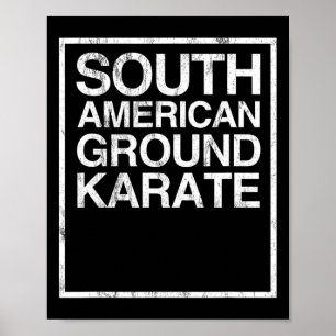 Bjj Brazilian Jiu Jitsu South American Ground Kara Poster
