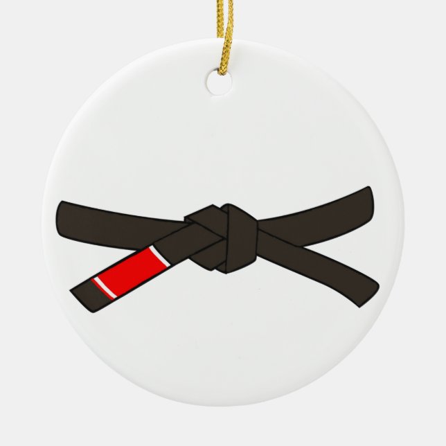 BJJ ceinture noire ornement Jiu-Jitsu brésilien (Devant)