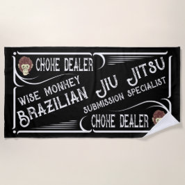 BJJ Choke Dealer Einreichungsspezialist Gym Strandtuch