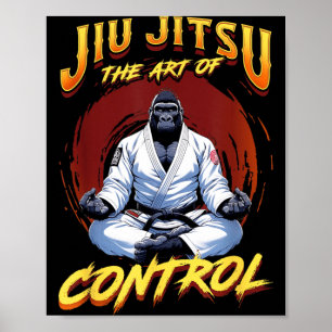 BJJ Die Kunst der Kontrolle - Big Grappling Jiu Ji Poster